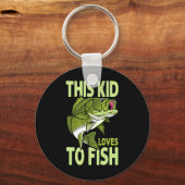 あの子は魚が好きだ魚釣り キーホルダー (正面)