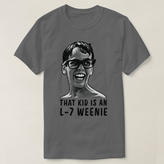 あの子はL7ウインナソーセージ Tシャツ (デザイン正面)