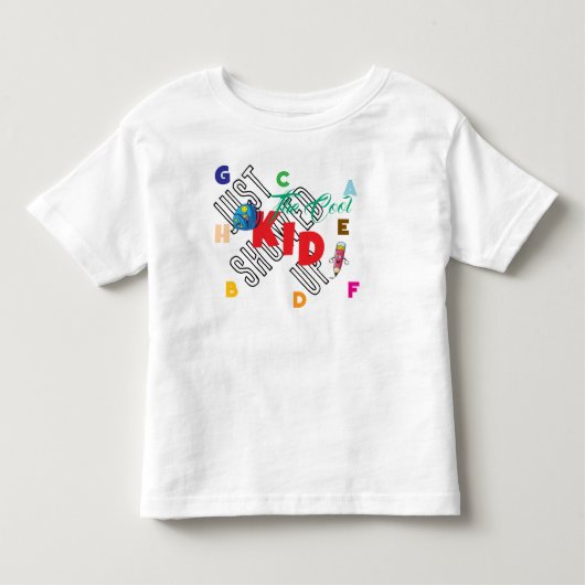 あの子クールは現れた トドラーTシャツ (正面)