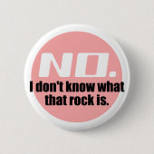 あの岩が何か分からない（ピンク） 缶バッジ (正面)
