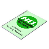 あの岩が何か分からない(緑) ノートブック (左側)