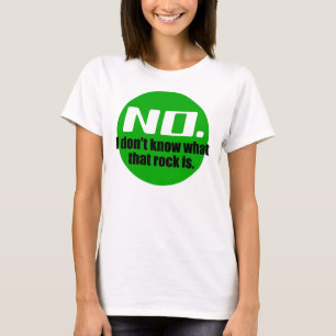 あの岩が何か分からない(緑) Tシャツ