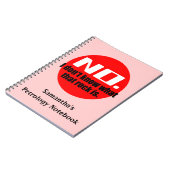 あの岩が何か分からない(赤) ノートブック (左側)