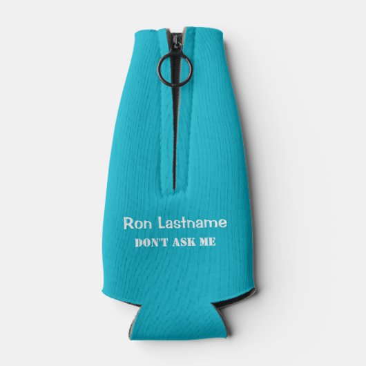 あの岩が何か分からない(赤) ボトルクーラー (裏面)