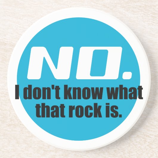 あの岩が何か分からない(青) コースター (正面)