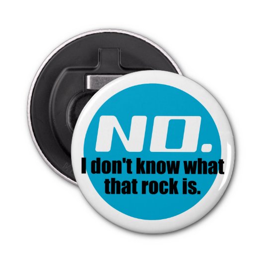 あの岩が何か分からない(青) 栓抜き (正面)