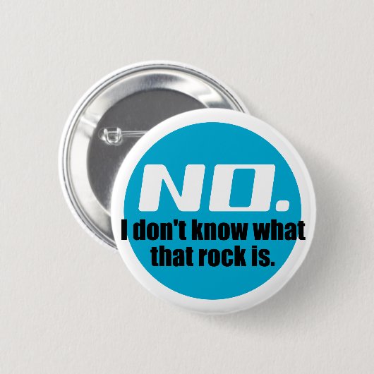 あの岩が何か分からない（青） 缶バッジ (正面&裏面)