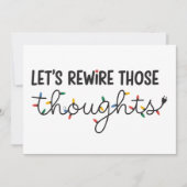 あの思考を書き換えよう メンタルヘルス Xmas シーズンカード (正面)