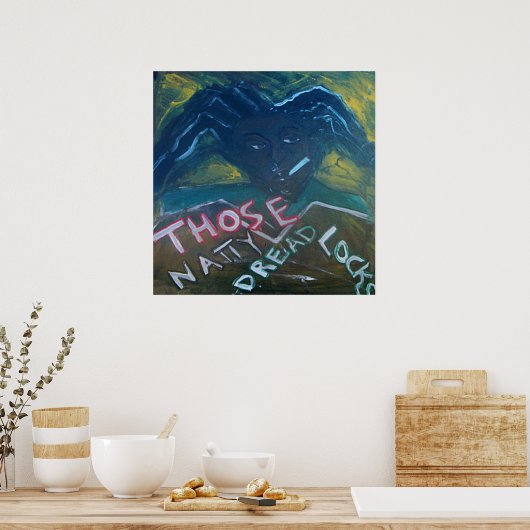 あの性格のドレッドロック ポスター (キッチン)