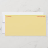 「あの日のことをいつも覚えておくよ」フラットなグリーティングカード カード (裏面)