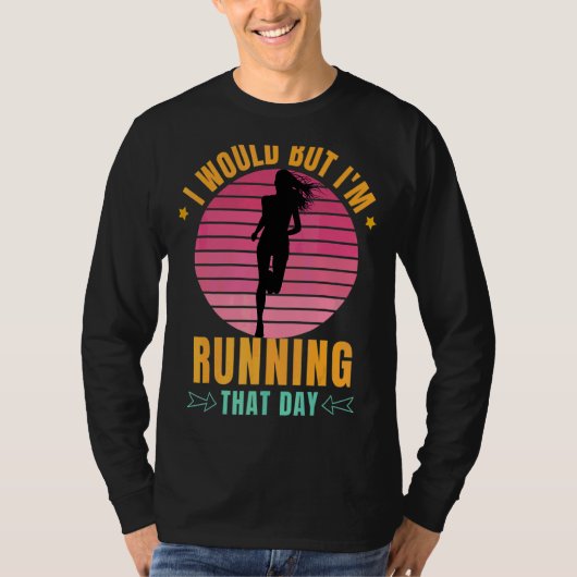 あの日ののランニングレトロはランニング私が Tシャツ (正面)