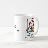 あの日は？犬の敏捷性事故 コーヒーマグカップ (正面右)