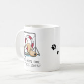 あの日は?犬の敏捷性事故 コーヒーマグカップ (正面左)