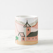 あの暖かく平和感じな コーヒーマグカップ (中央)