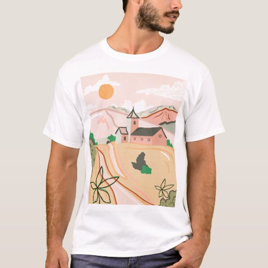 あの暖かく平和感じな Tシャツ (正面)