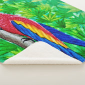 あの木に深紅のマカオが! シェルパブランケット (3/4)