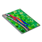 あの木に深紅のマカオが! ノートブック (右側)