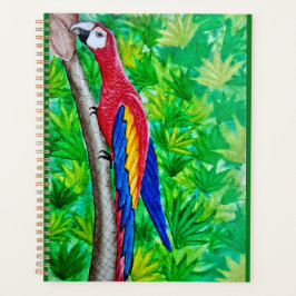 あの木に深紅のマカオが！ プランナー手帳