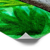 あの木に深紅のマカオが！ ポスター (角)