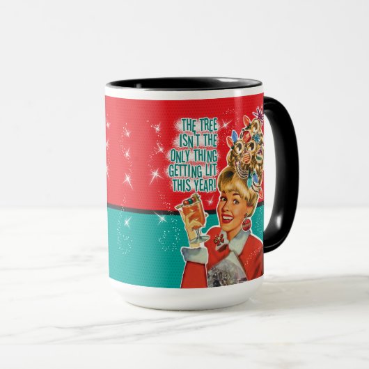 あの木に火が付くのは木だけではない マグカップ (正面右)