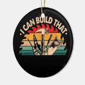 あの木工作れる大工おもしろいさ セラミックオーナメント (左)