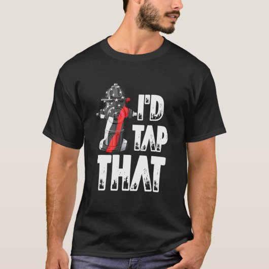 あの消防士アメリカタップ消防士の消防士のハイド Tシャツ (正面)