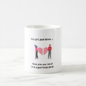 あの特別なガールフレンドのためにマグを壊せ! コーヒーマグカップ (中央)