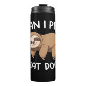 あの犬のナマケモノおもしろいを飼ってもいい動物愛好家 タンブラー (正面)