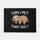 あの犬のナマケモノおもしろいを飼ってもいい動物愛好家 ドアマット (正面)