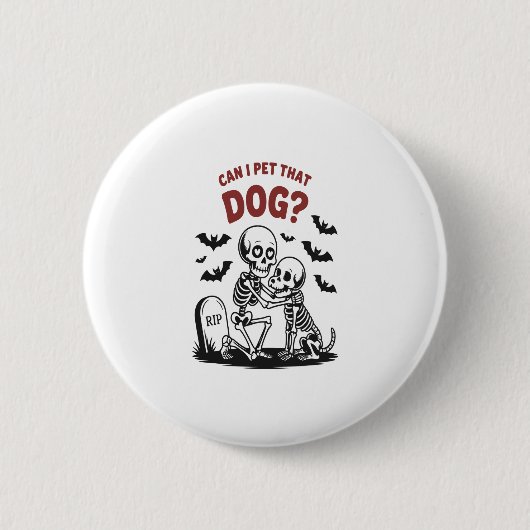 あの犬のハロウィンをペットにできるか 缶バッジ (正面)