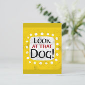 あの犬はがきを見る ポストカード (スタンド正面)