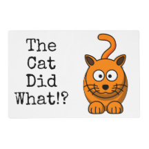 あの猫が何をしたの!?ランチョンマット