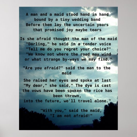 あの男が女中の詩に言ったのが怖いか ポスター (正面)