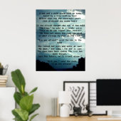 あの男が女中の詩に言ったのが怖いか ポスター (ホームオフィス)