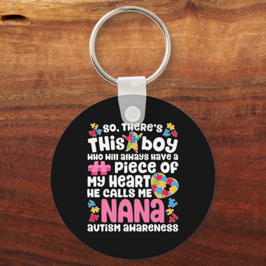 あの男の子が私をナナ自閉症と呼んでる キーホルダー (正面)