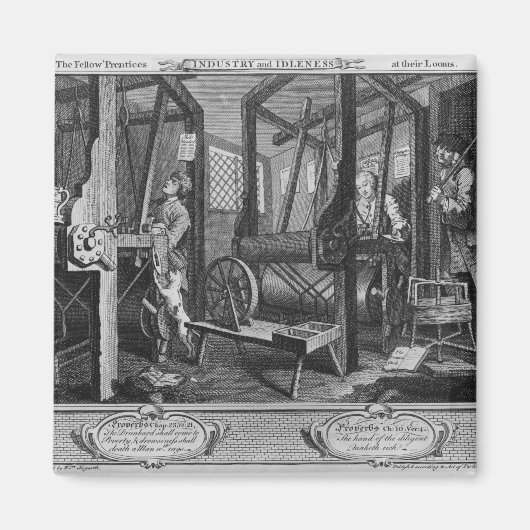 あの男は部屋で邪魔をする マグネット (正面)