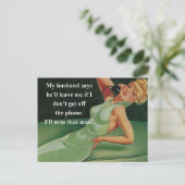 あの男恋しく思のレトロ葉書だ ポストカード (スタンド正面)