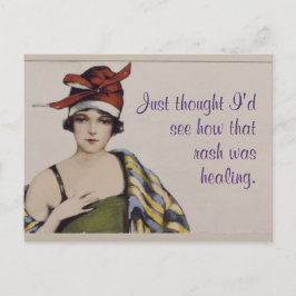 「あの発疹は治ってるかなと思って」 ポストカード