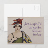 「あの皮膚の状態、治り具合はどうかなと思って」 P ポストカード (正面/裏面)