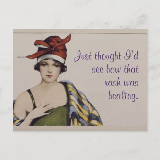 「あの皮膚の状態、治り具合はどうかなと思って」 P ポストカード (正面)