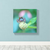 あの目を見ろ！ キャンバスプリント (インサイチュ (ウッドフロア))