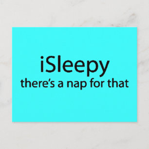 あの眠い不眠症の昼寝おもしろいは眠い ポストカード
