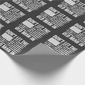 あの老人をアメリカのヴィンテージ旗に掲げるな ラッピングペーパー (角)