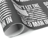 あの老人をアメリカのヴィンテージ旗に掲げるな ラッピングペーパー (ロールコーナー)