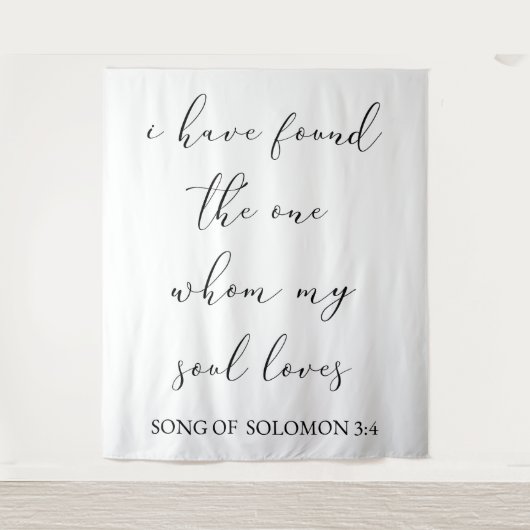 あの背景を見結婚つけた タペストリー (正面)