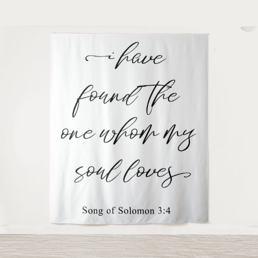 あの背景を見結婚つけた タペストリー (正面)