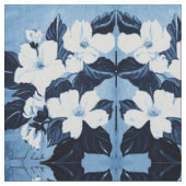 あの花の青 ファブリック (クローズアップ)