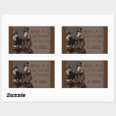 あの蒸気シール 長方形シール (シート)