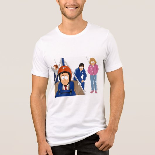 "あの車のカーフォンは私たちのものですか?" トライブレンドTシャツ (正面)