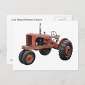 あの錆びた古いトラクターを愛する ポストカード (正面/裏面)